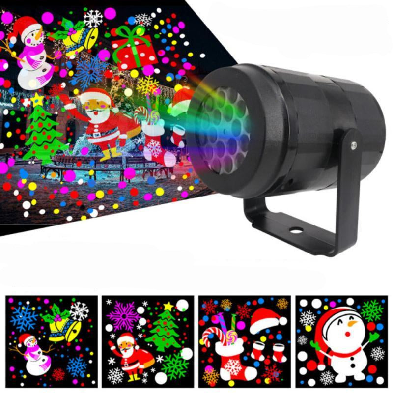 Colorful Outdoor LED Snowflake Projector Light Display - Halri