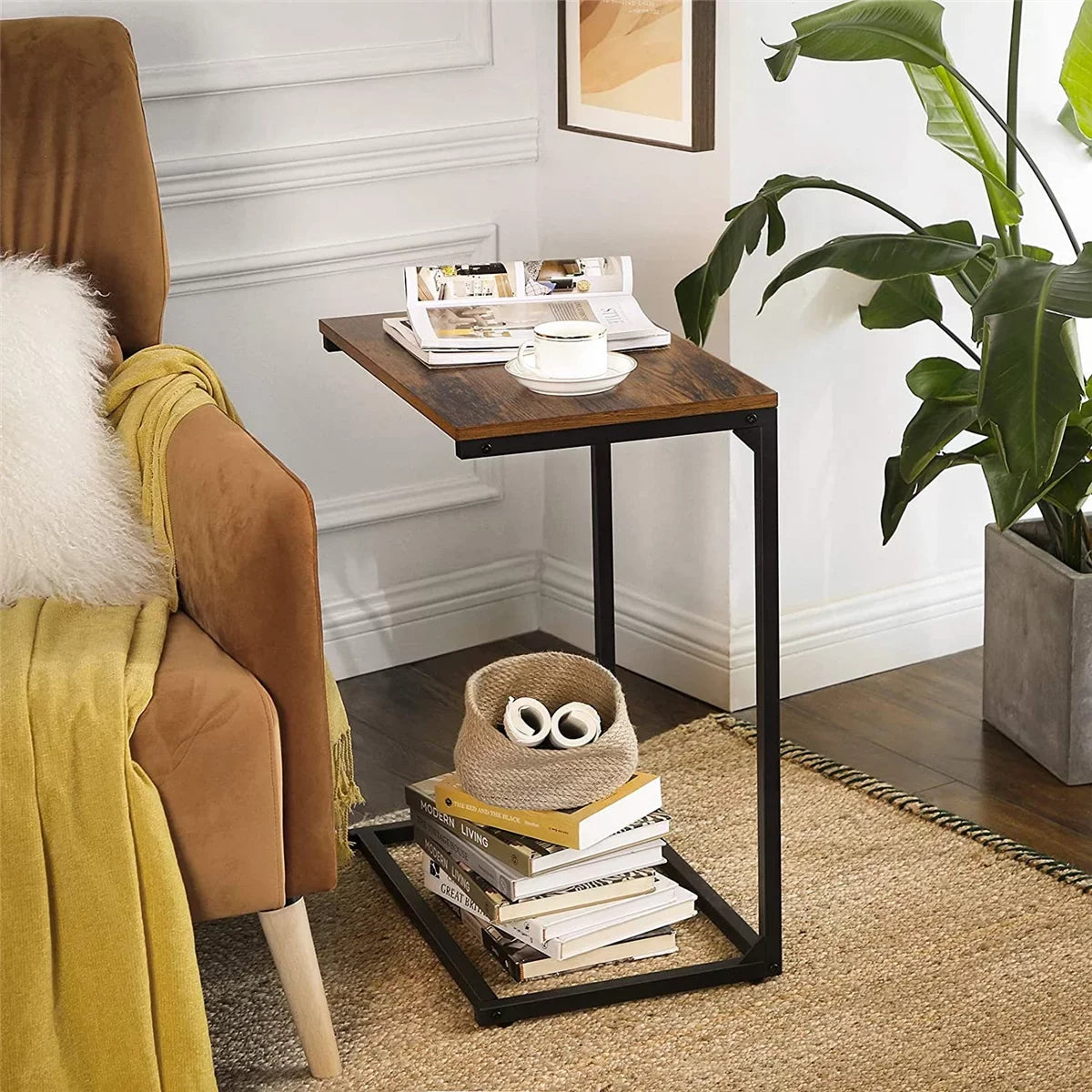 Space Saving Curved Accent Table - Halri