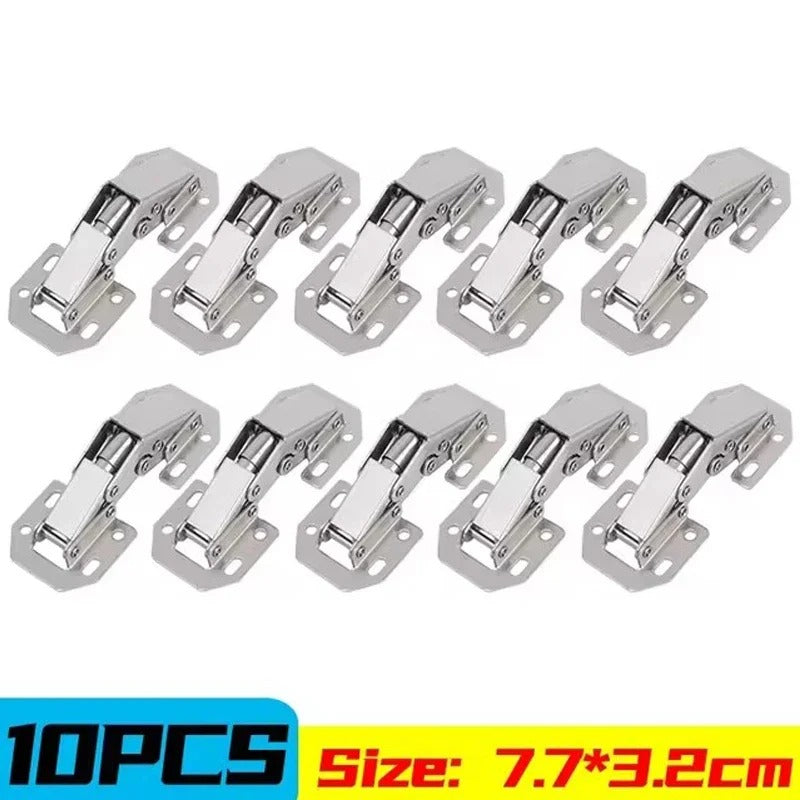 Pack of 10 Heavy Duty Cabinet Hinges