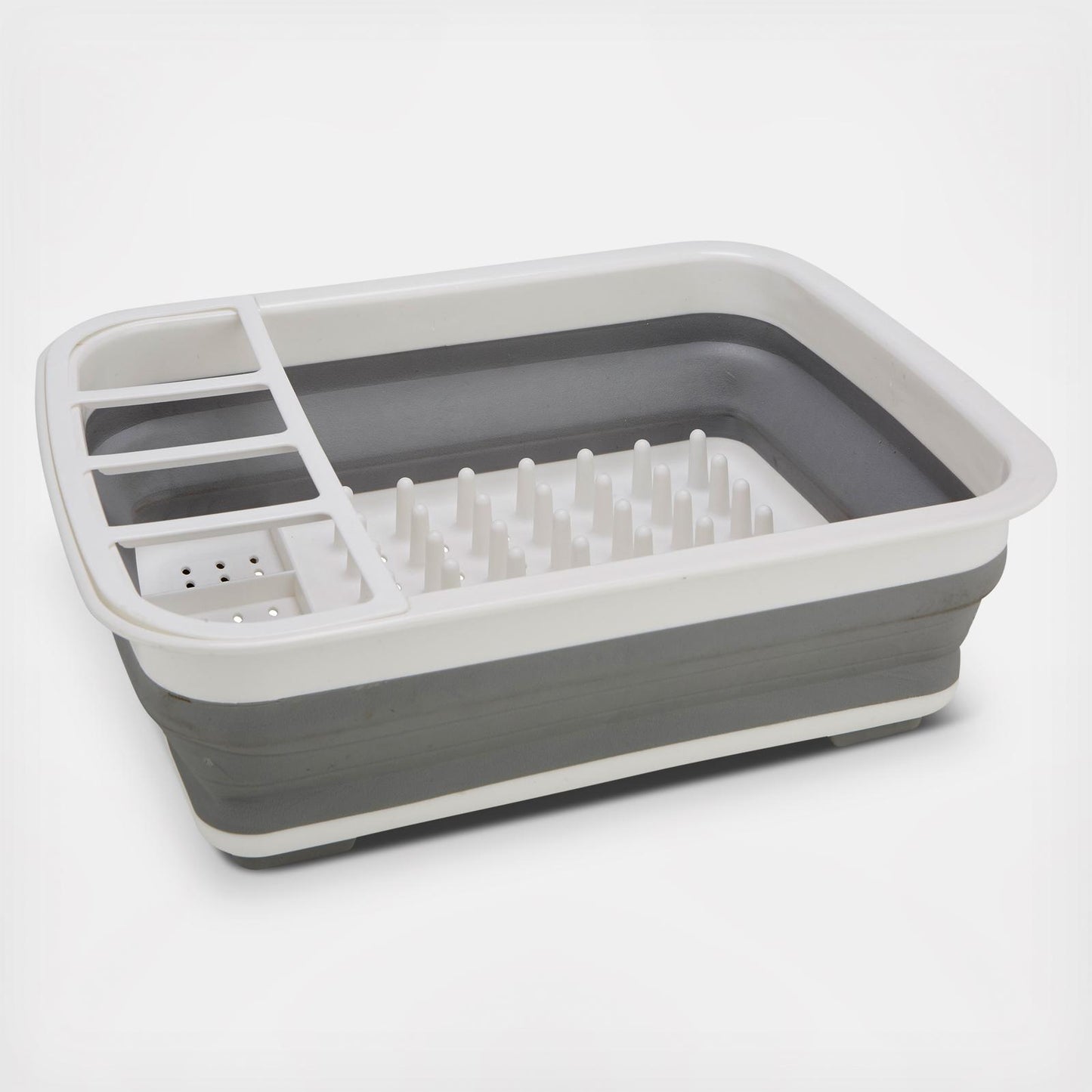 Compact Collapsible Dish Rack with Built-in Drain Tray - Halri