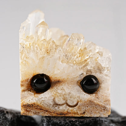Unique Stone Hedgehog Figurine - Halri