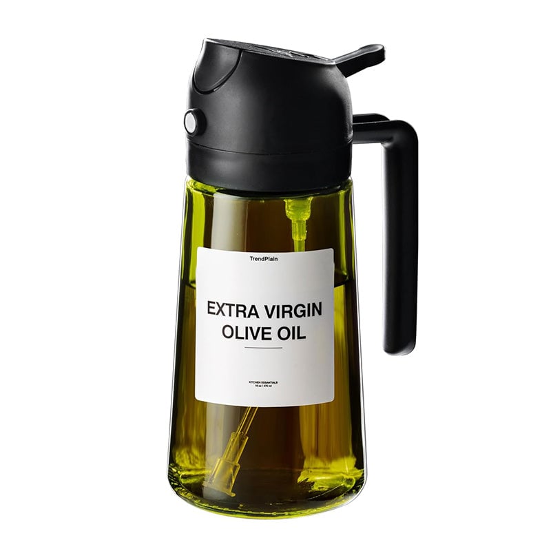 Premium Glass Oil Spray Bottle Dispenser