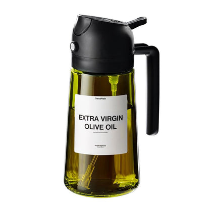 Premium Glass Oil Spray Bottle Dispenser