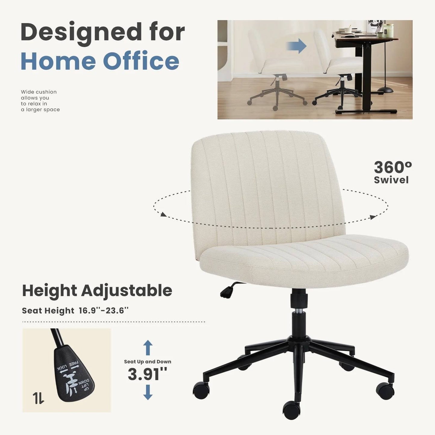Ergonomic Task Desk Chair