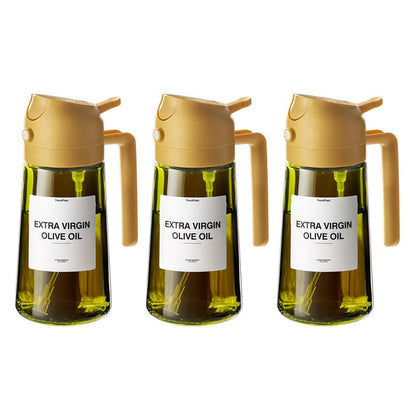 Premium Glass Oil Spray Bottle Dispenser