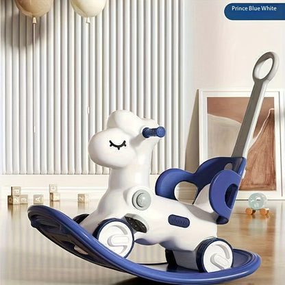 2-in-1 Baby Rocking Horse Balance Bike - Fun Safe Rider
