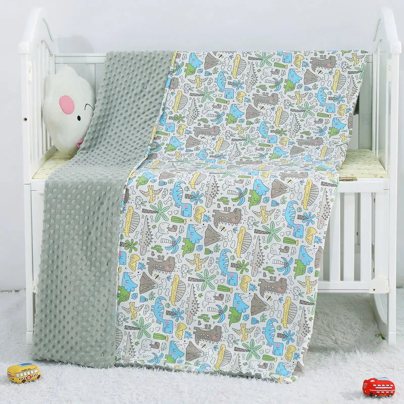 Plush Baby Throw Blanket
