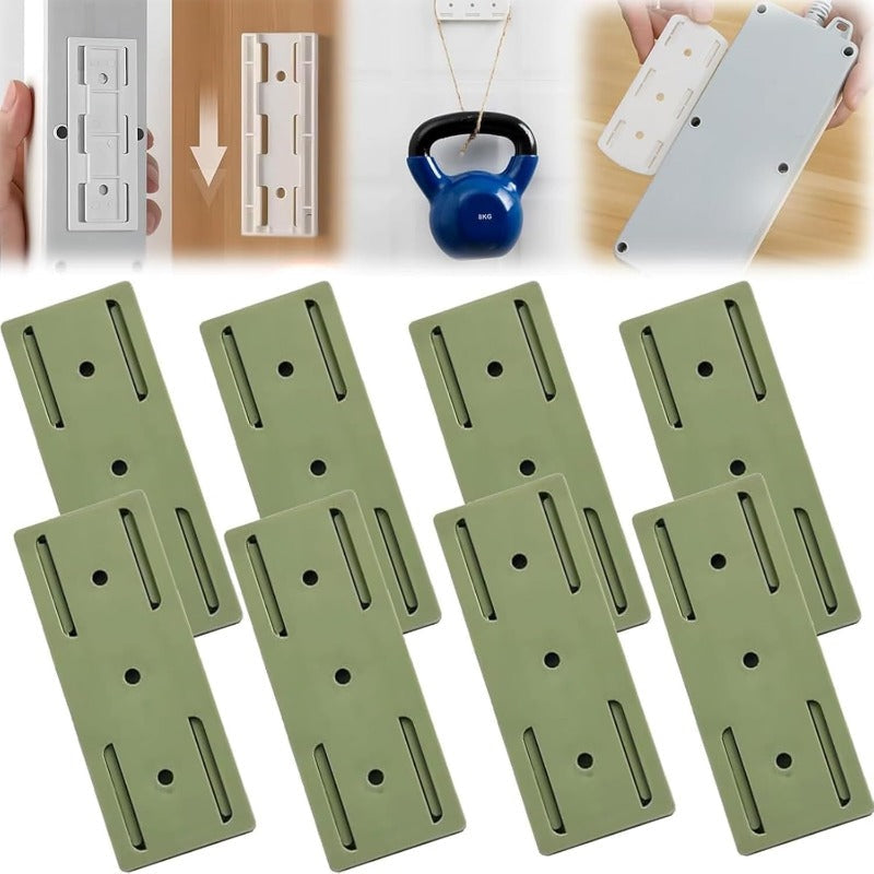 Easy Mount Power Strip Holder with Sliding Track