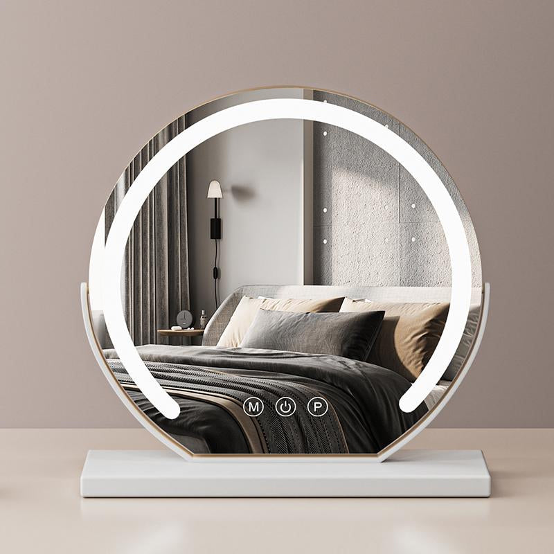Bright LED Vanity Mirror with Touch Control & Rotation