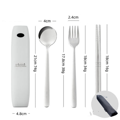 Compact Travel Cutlery Set With UV Sanitizer - Halri