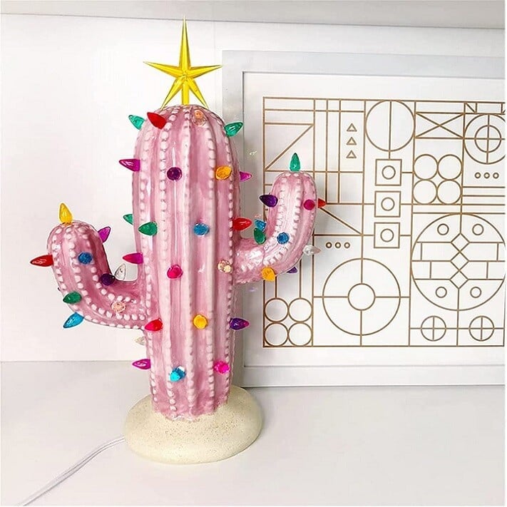 Halri GlowCactus - Low Maintenance Festive Table Lamp