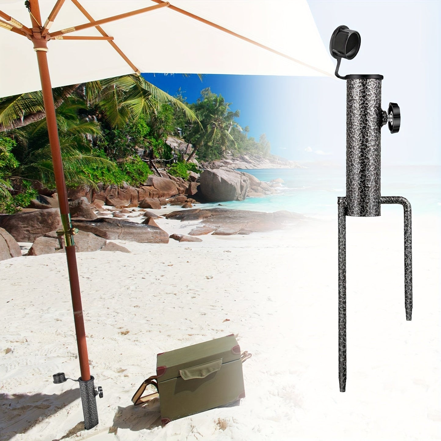 Compact Umbrella Holder for 1.1-1.3 Inch Poles - Halri