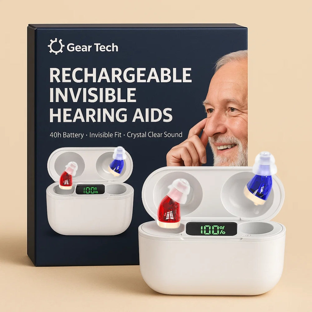 Discreet Rechargeable Hearing Aids with Noise Reduction - Halri