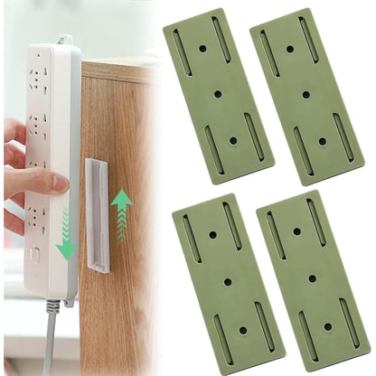 Easy Mount Power Strip Holder with Sliding Track