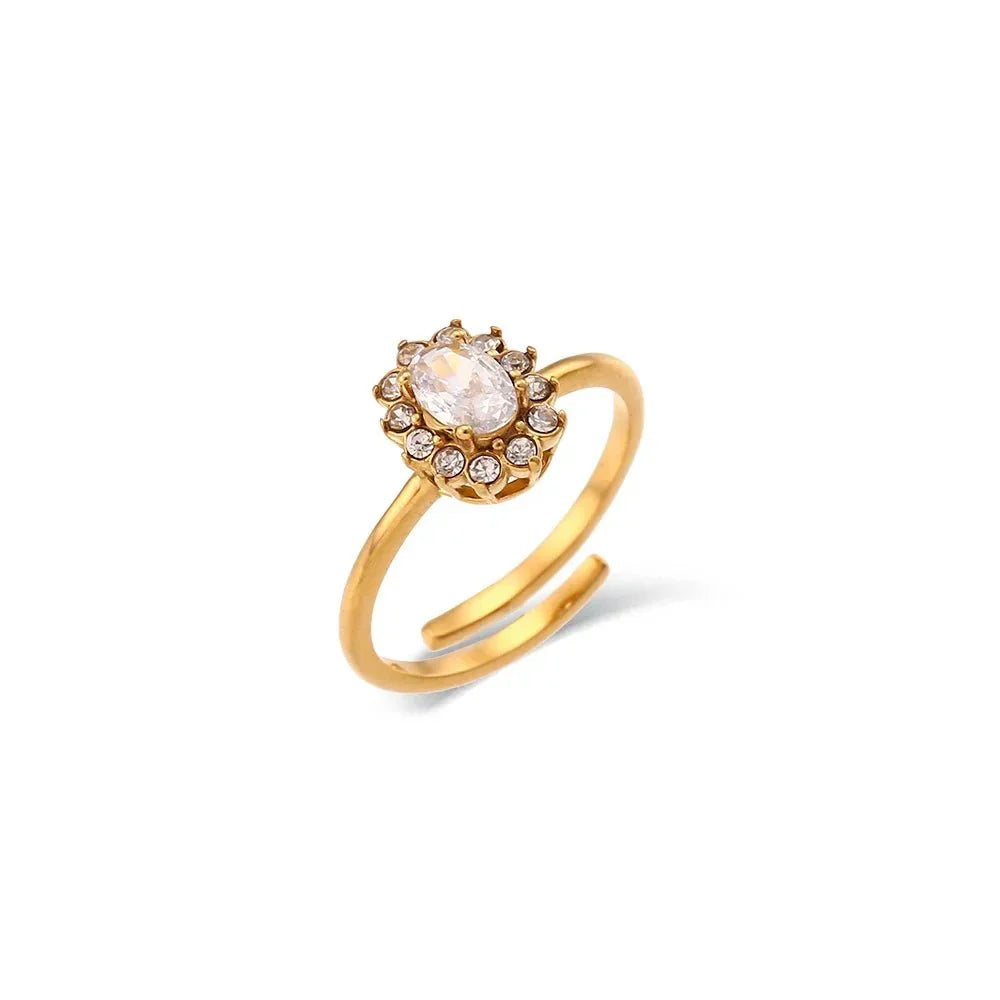 Elegant Oval Cut Diamond Engagement Rings