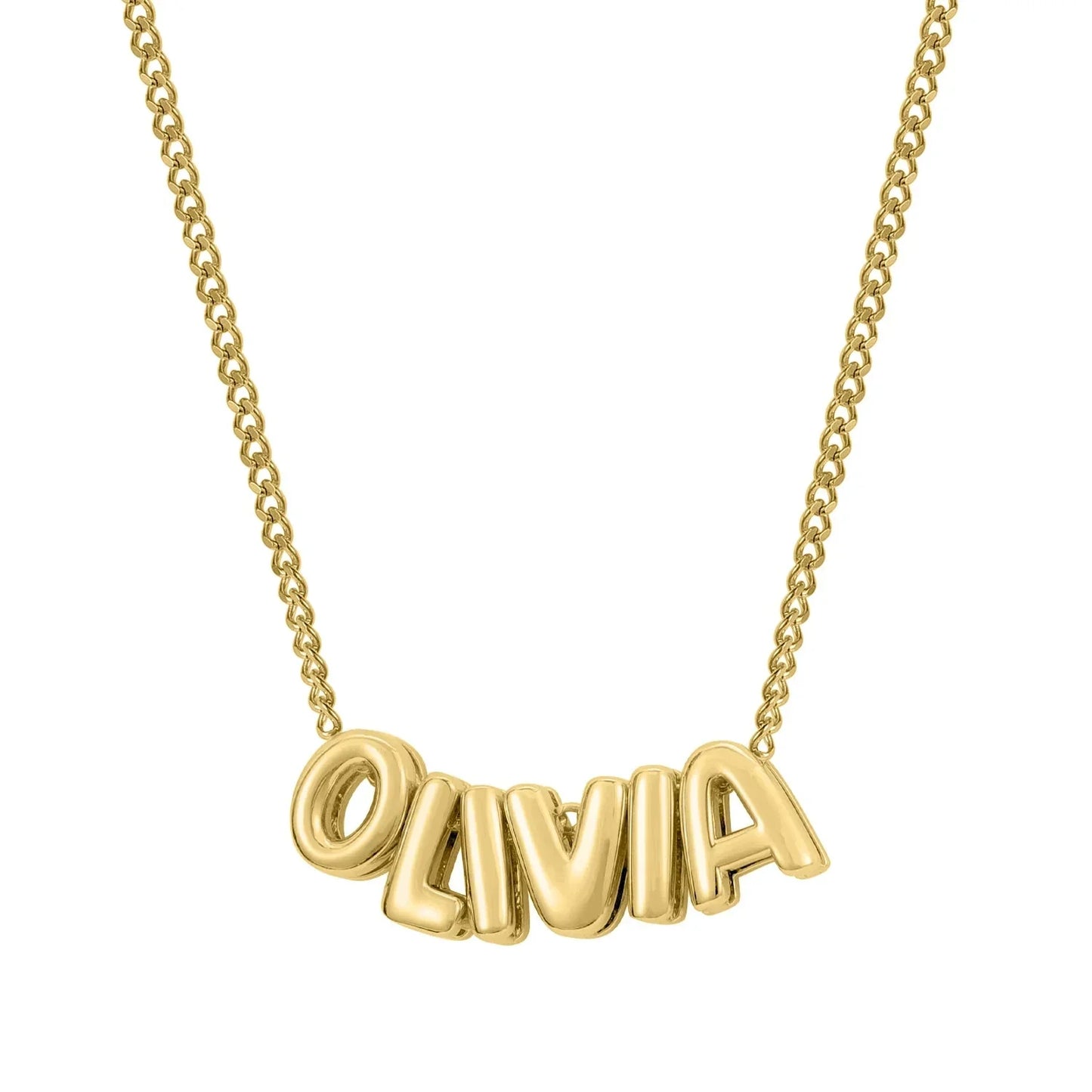 Delicate Personalized Name Plate Necklace - Halri