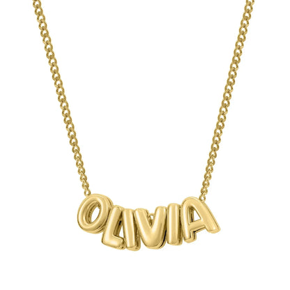 Delicate Personalized Name Plate Necklace - Halri