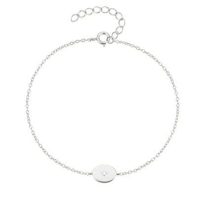 Delicate Silver Star Charm Bracelet