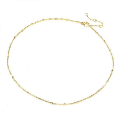 Delicate Vintage Satellite Chain Necklace - Halri