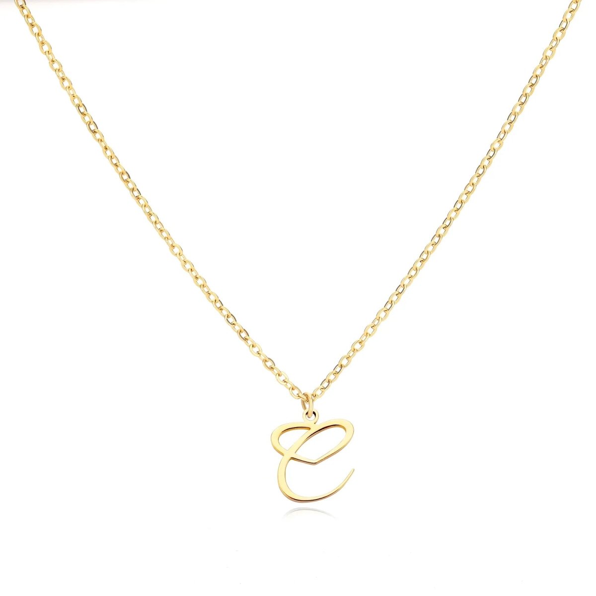 Delicate Heart Initial Pendant Necklace