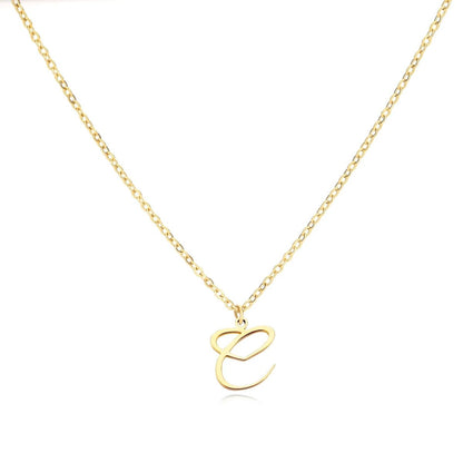 Delicate Heart Initial Pendant Necklace