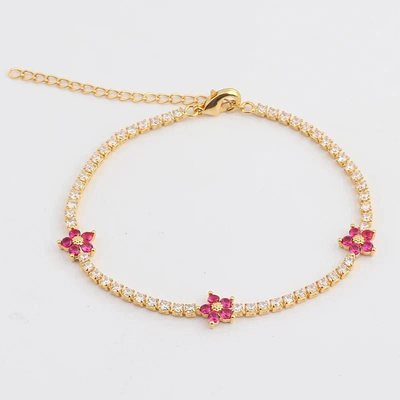 Delicate Floral Diamond Jewelry Set - Halri