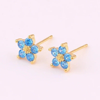 Delicate Floral Diamond Jewelry Set