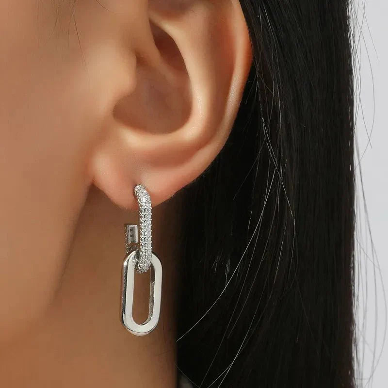 Delicate Circle Luxury Earrings