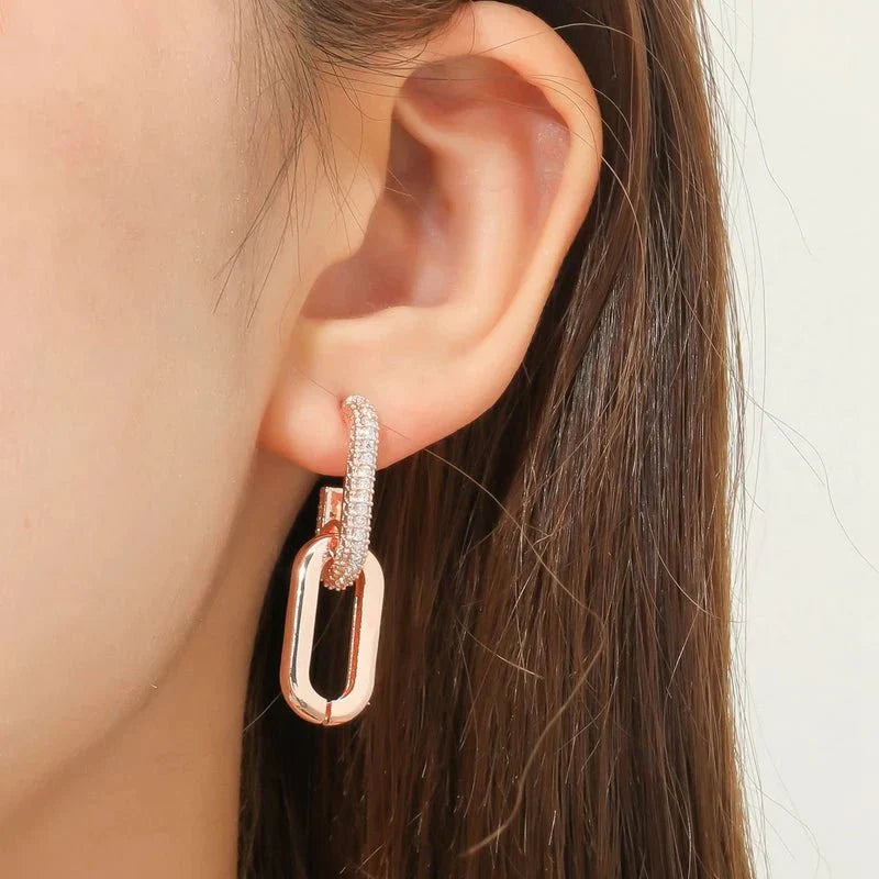 Delicate Circle Luxury Earrings