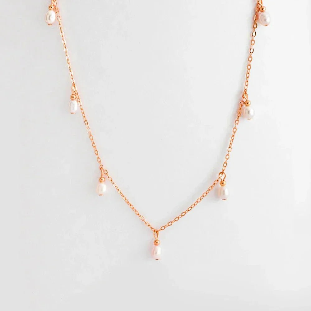Halri | Elegant White Pearl Pendant Necklace - Halri