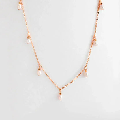 Halri | Elegant White Pearl Pendant Necklace - Halri