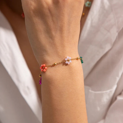 Delicate Floral Women's Jewelry Set