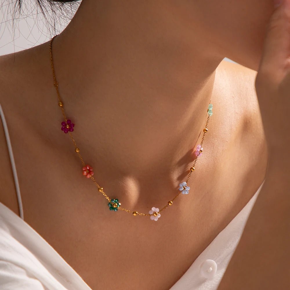 Delicate Floral Women's Jewelry Set - Halri