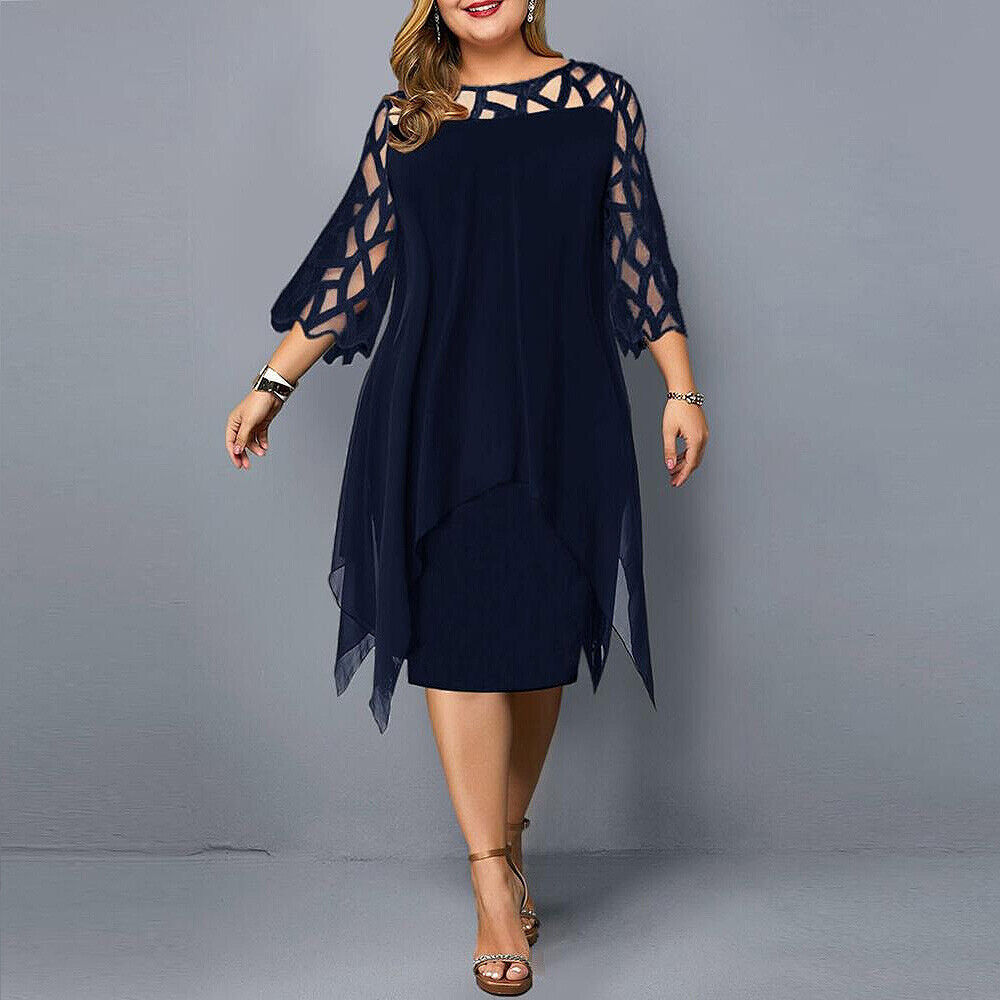 Beautiful Curve Fit Knee Length Dress - Halri