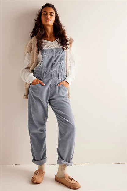 Classic Retro Denim Bib Overalls