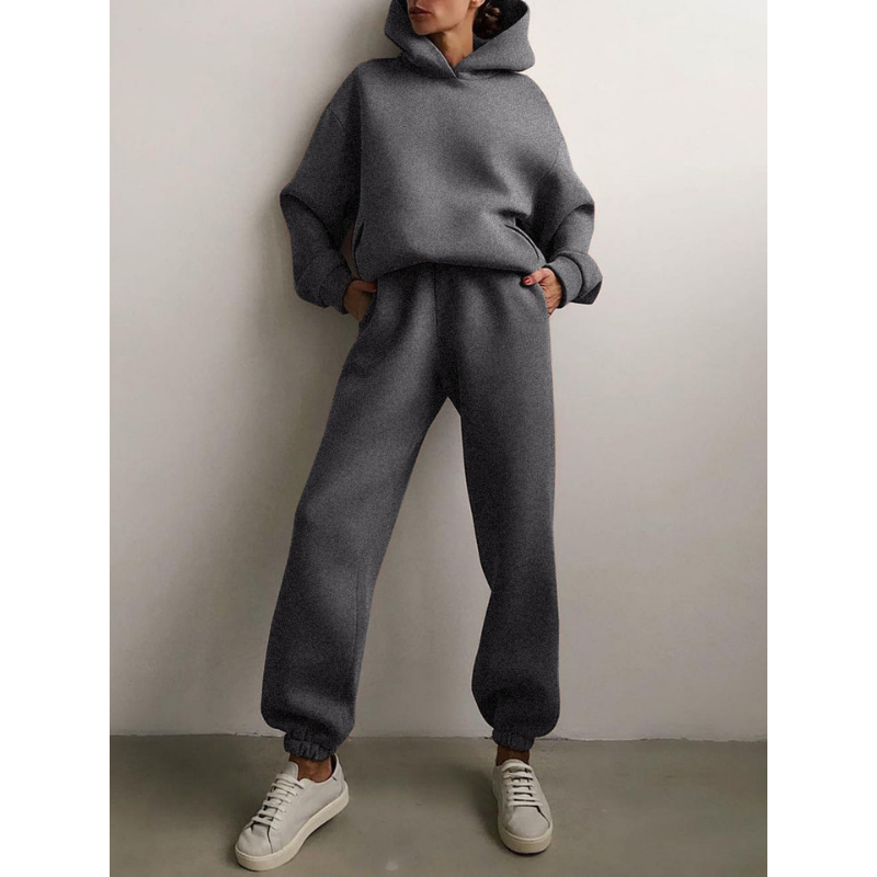 Comfortable Plus Size Hoodie and Jogger Set for Women