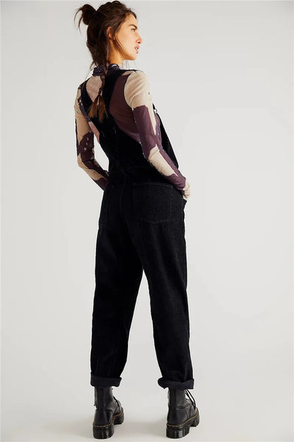 Classic Retro Denim Bib Overalls