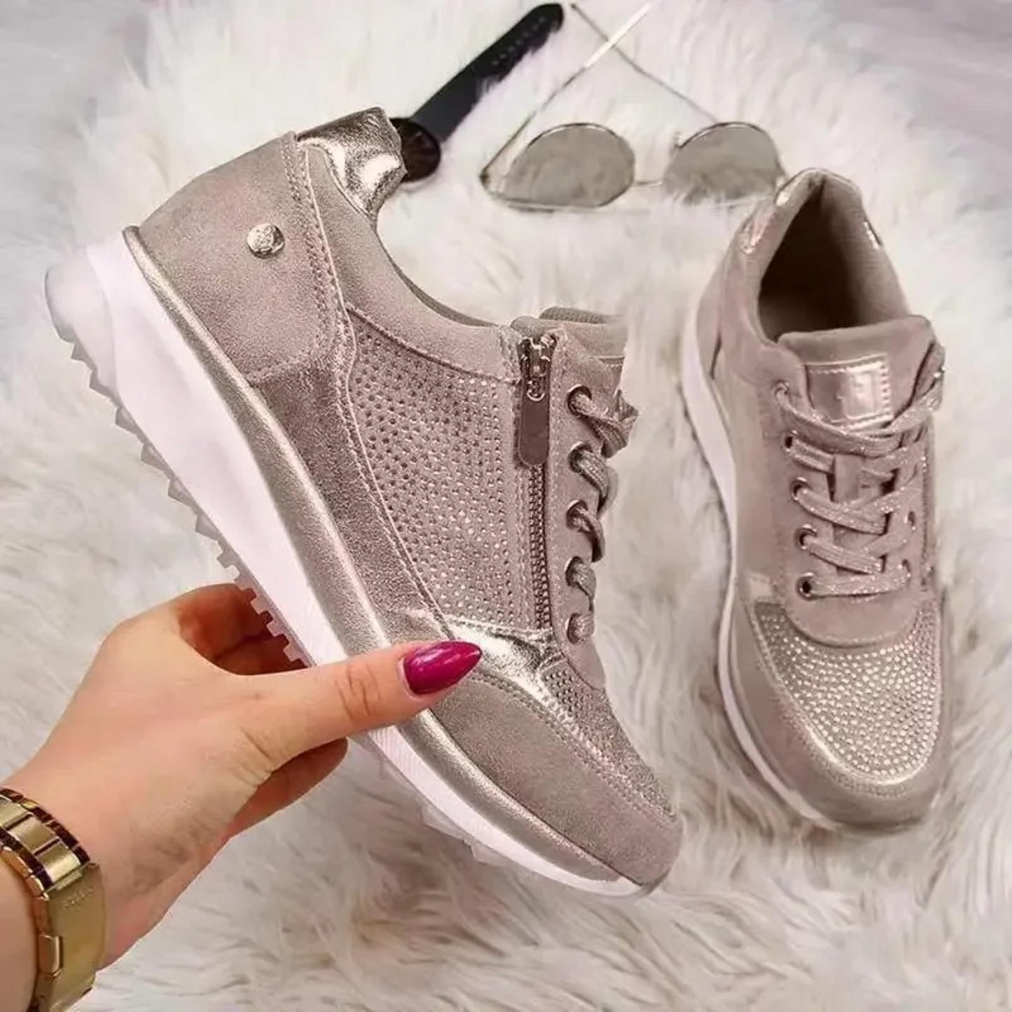 Waterproof Cozy Women's Walking Shoes - Halri