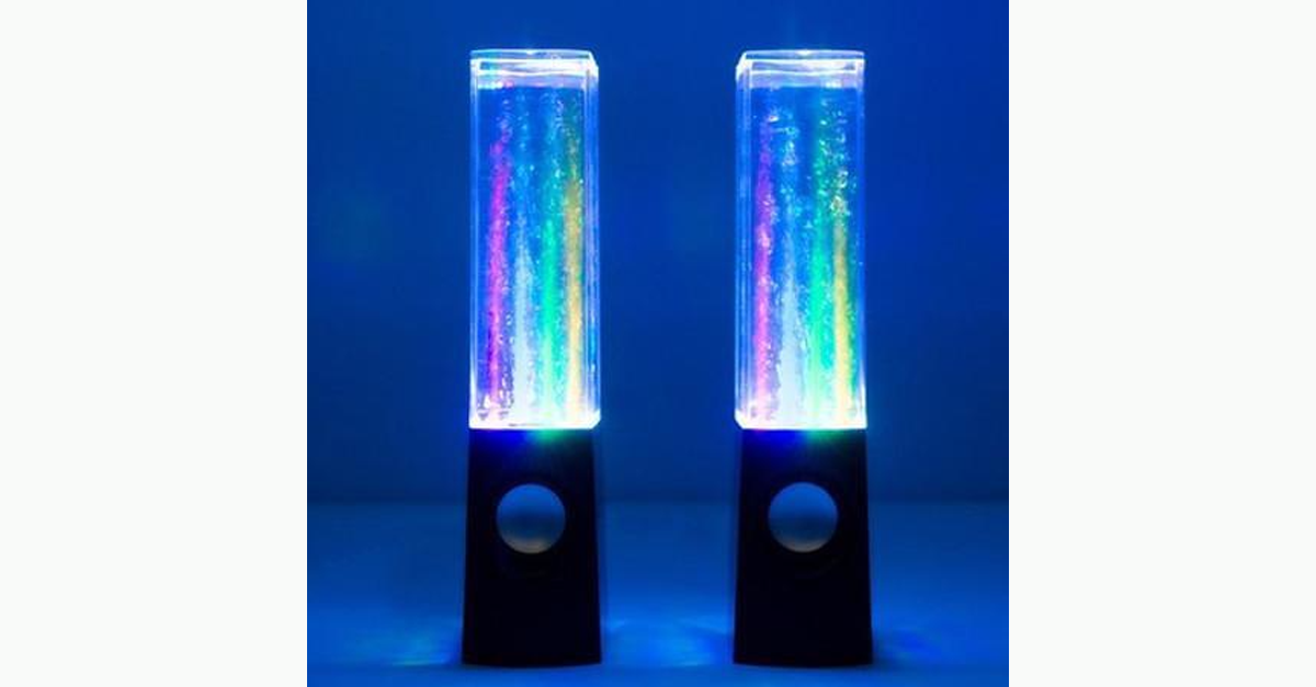 Colorful Water Fountain Bluetooth Speaker - Compact - Halri