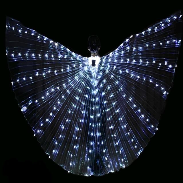 Colorful LED Dance Wings Costume