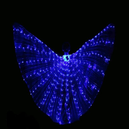 Colorful LED Dance Wings Costume