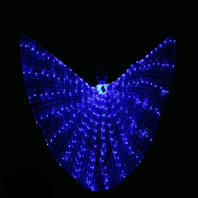 Colorful LED Dance Wings Costume