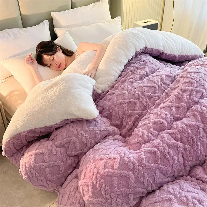 Soft Plush Winter Duvet Cover