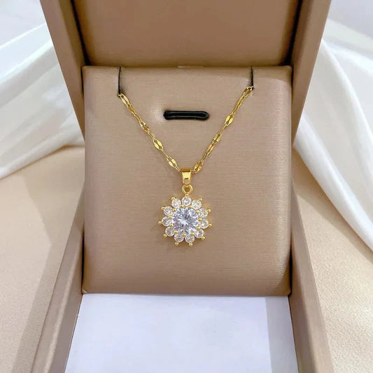 Beautiful Floral Sunflower Jewelry Set - Halri