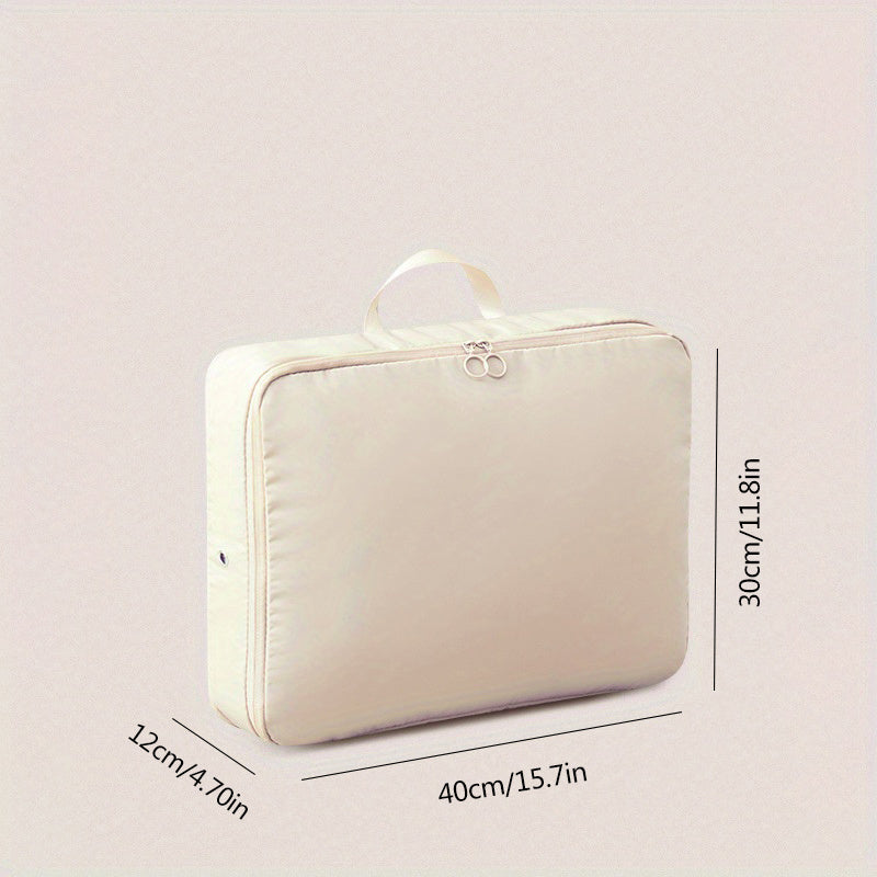 Spacious Double Zipper Pouch Organizer