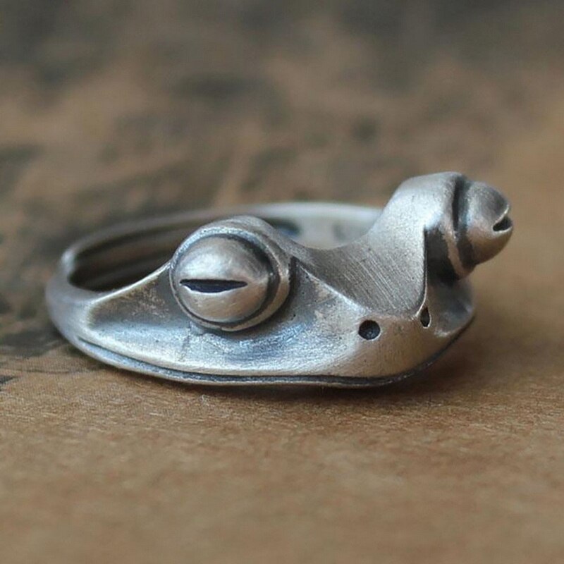 Classic Cat Lady Ring Adjustable Zinc Alloy Band