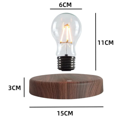 Sleek Floating LED Globe Lamp
