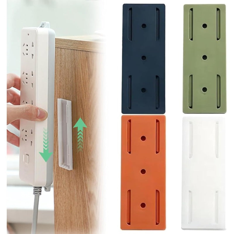 Easy Mount Power Strip Holder with Sliding Track - Halri
