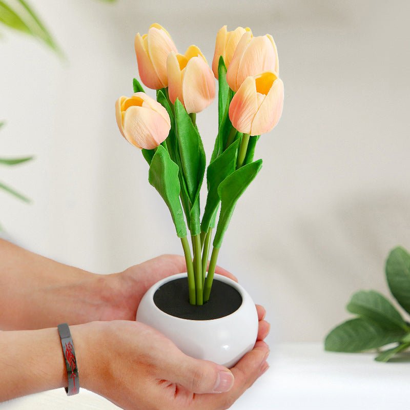 Stylish LED Floral Desk Lamp