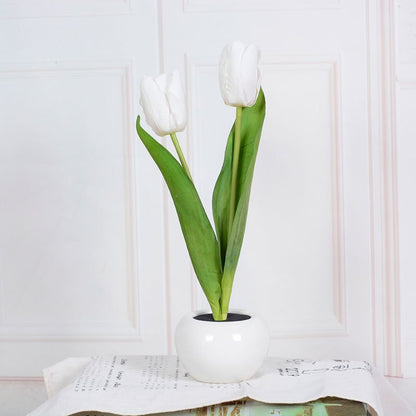 Stylish LED Floral Desk Lamp - Halri